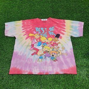 Nickelodeon Rainbow Shirt 3XL 27x28 Pink Purple